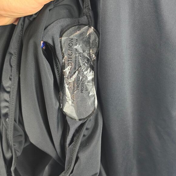 SwimSuits For All Black Pink One Piece Swim Dress 32 NWT - Picture 4 of 6